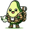 Avocado Adventurer Toon