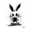 Skater-Hase: Skateboard fahren