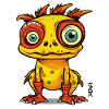 Fantasy Cartoon Monster Creature