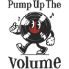 Pump Up The Volume Disque Vinyle Chemise Rétro Vinyle