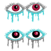 Eyes, tears, weeping eyes