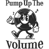 Pump Up The Volume Vinyl Record Retro Shirt Vinyl