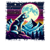 Wolfsnacht in retro style