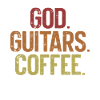 God Guitars Coffee Guitariste chrétien