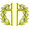 Crosses Cross Laurel Wreath