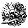 A Skeleton surfer