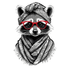 Mama Raccoon Raccoon Lover