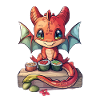 Dragon Sushi Japanese Kawaii