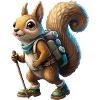 Squirrel Hiking Mountaineering Outfit