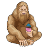 Cupcake d’Halloween Bigfoot