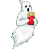 Ghost Halloween french fries