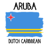 Aruba Flag - Dutch Caribbean - Caribbean