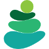Green rock/rock logo