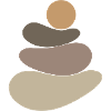 Brown stone/rock logo