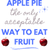 Cursive Letter on Apple Pies