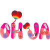 Oh Yes Text Preppy Pink