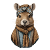 Funny Capymama Capybara Mother Design