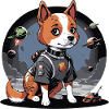 Space Dog - Sci-Fi Hund