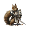 Eichhörnchen Ritter Mittelalter