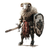 Sheep Knight Middle Ages