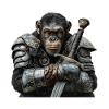 Chimpanzee Knight Middle Ages