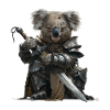 Koala Knight Middle Ages