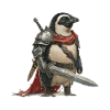 Penguin Knight Middle Ages
