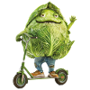 Cabbage Scooter