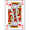 Playing card diamond lord