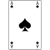 Playing card Ace of Spades