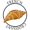 Golden croissant with sunny butter