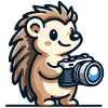 Schnappschuss-Igel: Der Shutterbug-Kumpel