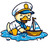 Sailing Duck: The Seafaring Captain