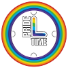 Rainbow Pride Ring Clock