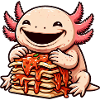 Axolotl Enjoys Lasagna Comic