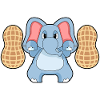 Elephant Bodybuilder Peanuts Bodybuilding