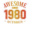 Octobre 1980 - Anniversaire d’octobre génial