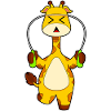 Giraffe Seilspringen Springseil Fitness