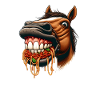 Pasta Lover Horse
