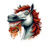 Pasta Lover Horse