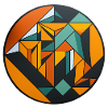 Abstract, geometric shapes