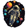 Astronaute dans l’espace