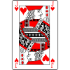 Playing card Jack of Hearts