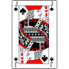 Spielkarten-Pik-Bube