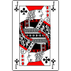 Playing card clover farmer