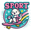 Sport Cat Design