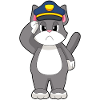 Cat, Policeman, Police