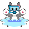 Cat Diver Snorkel Plongée