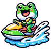 Splashy Frog: Water Scooter Escapades