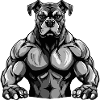Dog Muscles Workout Gym